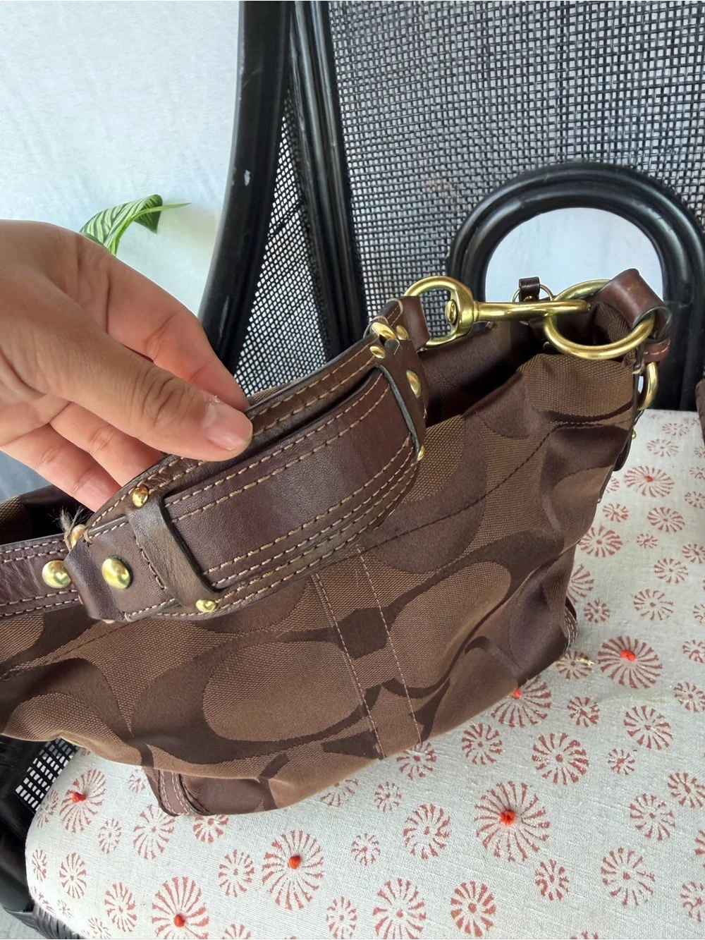 Coach stylish brown